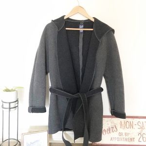 Gap wool coat grey size medium
